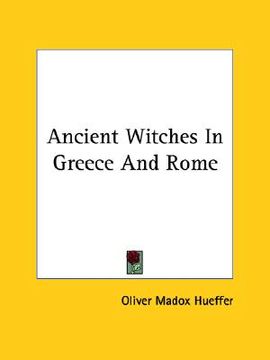 portada ancient witches in greece and rome (en Inglés)