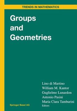 portada Groups and Geometries: Siena Conference, September 1996 (en Inglés)