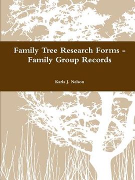 portada Family Tree Research Forms - Family Group Records (en Inglés)