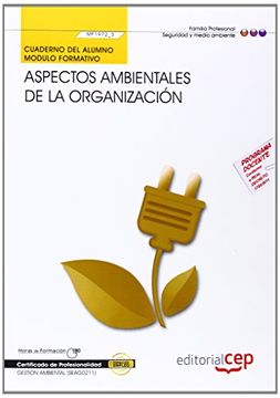 portada Cp - cuaderno alumno - aspectos ambientales de la organizac (Cp - Certificado Profesionalidad)