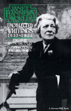 portada Janet Flanner's World: Uncollected Writings, 1932-1975 (in English)