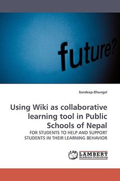 portada using wiki as collaborative learning tool in public schools of nepal (en Inglés)