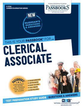 portada Clerical Associate (C-3700): Passbooks Study Guide Volume 3700 (in English)