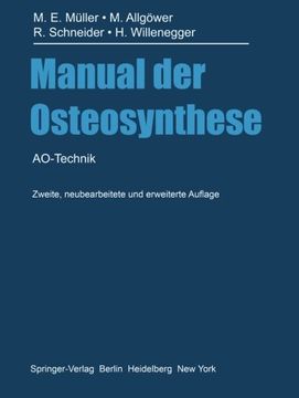 portada Manual der Osteosynthese: AO-Technik (German Edition)