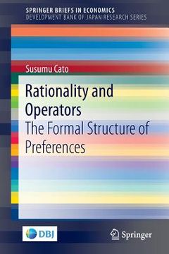 portada Rationality and Operators: The Formal Structure of Preferences (en Inglés)