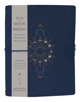 portada Sun Moon Rising Astrology Notebook set: Refillable Notebook
