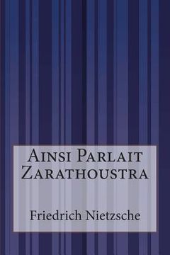 portada Ainsi Parlait Zarathoustra (in French)