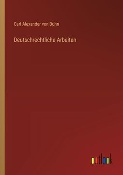 portada Deutschrechtliche Arbeiten (in German)