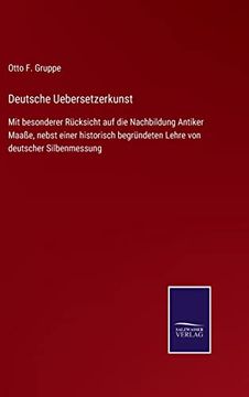 portada Deutsche Uebersetzerkunst (in German)