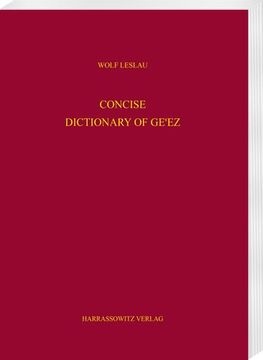 portada Concise Dictionary of Ge'ez (en Inglés)