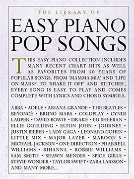portada The Library of Easy Piano pop Songs (en Inglés)