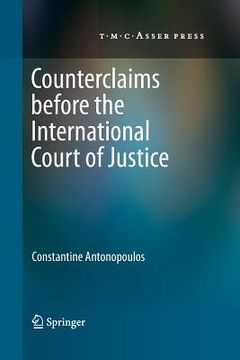 portada Counterclaims Before the International Court of Justice (en Inglés)