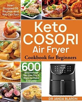 portada Keto Cosori air Fryer Cookbook for Beginners (en Inglés)