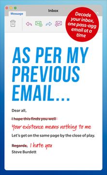 portada As Per My Previous Email ...: Decode Your Inbox, One Pass-Agg Message at a Time (in English)