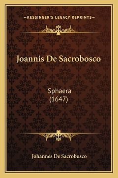 portada Joannis De Sacrobosco: Sphaera (1647) (in Latin)