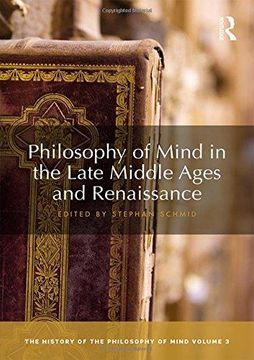 portada Philosophy Of Mind In The Late Middle Ages And In The Renaissance (en Inglés)