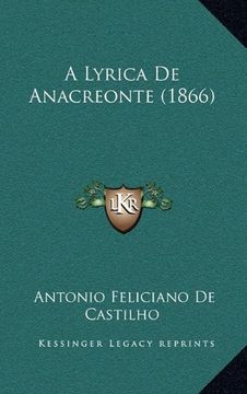 portada Lyrica de Anacreonte (1866) (en Portugués)