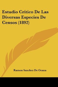 portada Estudio Critico de las Diversas Especies de Censos (1892)