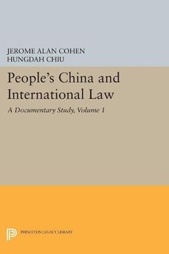 portada People's China and International Law, Volume 1: A Documentary Study (Princeton Legacy Library) 