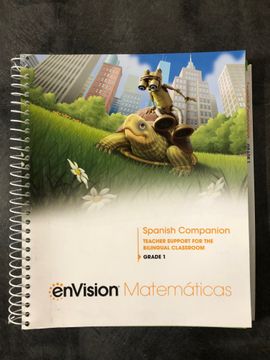 portada Envision Mathematicas Grade 1 Spanish Companion: Tch Support for Bilingual Class