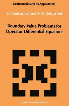 portada Boundary Value Problems for Operator Differential Equations (Mathematics and its Applications)
