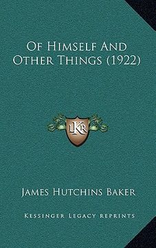 portada of himself and other things (1922)