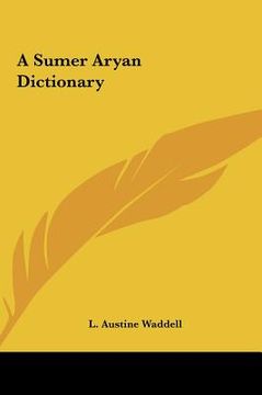 portada a sumer aryan dictionary (en Inglés)