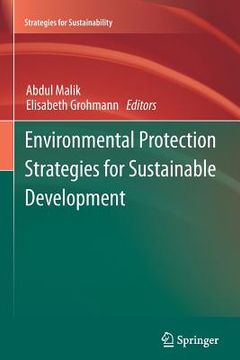 portada Environmental Protection Strategies for Sustainable Development (en Inglés)
