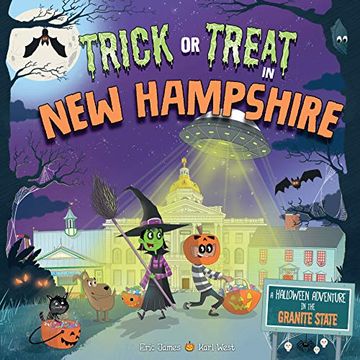 portada Trick or Treat in new Hampshire: A Halloween Adventure in the Granite State (en Inglés)