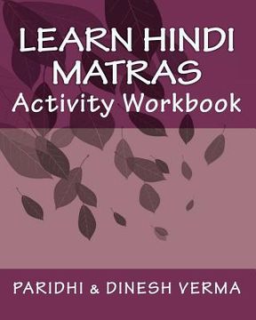 portada learn hindi matras activity workbook (in English)