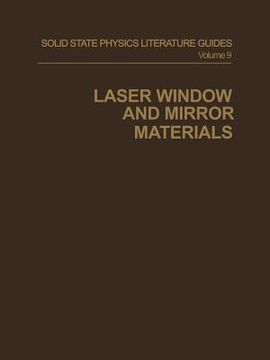 portada Laser Window and Mirror Materials (in English)