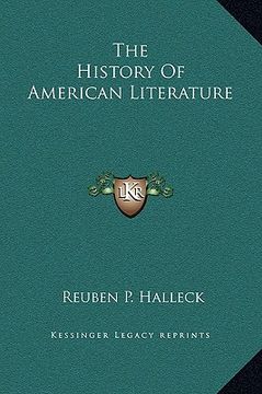 portada the history of american literature (en Inglés)