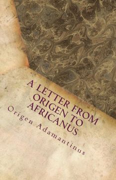 portada A Letter From Origen to Africanus (en Inglés)