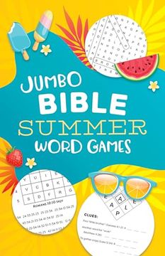 portada Jumbo Bible Summer Word Games (en Inglés)