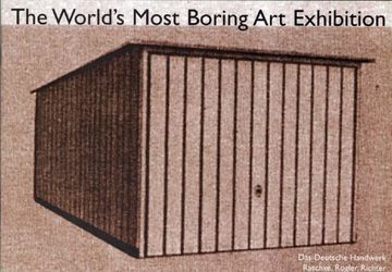 portada The World's Most Boring art Exhibition: Das Deutsche Handwerk Presents 
