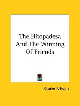 portada the hitopadesa and the winning of friends (en Inglés)