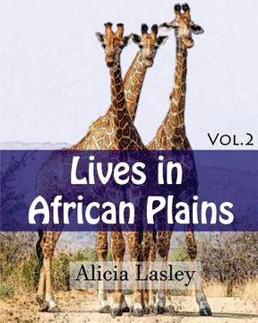 portada Lives in African Plains: Adult Coloring book Vol.2: African Wildlives coloring book