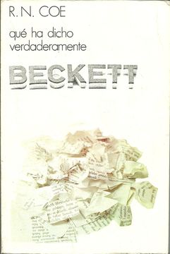portada Que ha Dicho Verdaderamente Beckett