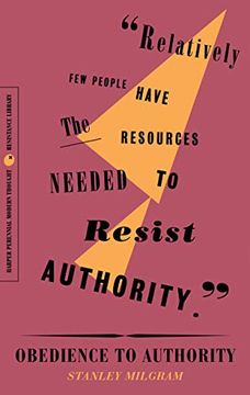portada Obedience to Authority: An Experimental View (The Resistance Library) (en Inglés)