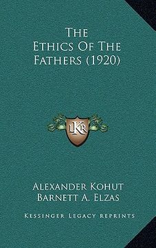 portada the ethics of the fathers (1920) (en Inglés)