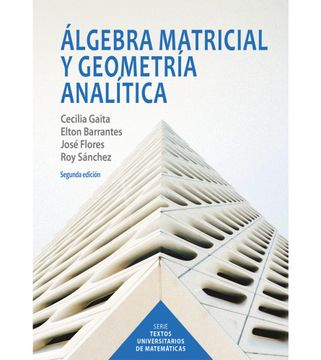 portada Álgebra matricial y geometría analítica