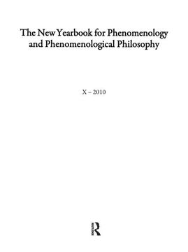 portada The new Yearbook for Phenomenology and Phenomenological Philosophy: Volume 10 (en Inglés)