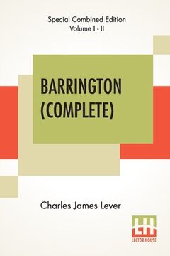 portada Barrington (Complete): Complete Edition Of Two Volumes (en Inglés)