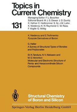 portada Structural Chemistry of Boron and Silicon (in English)