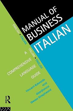 portada the manual of business italian: a comprehensive language guide (in English)
