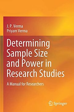 portada Determining Sample Size and Power in Research Studies: A Manual for Researchers (en Inglés)
