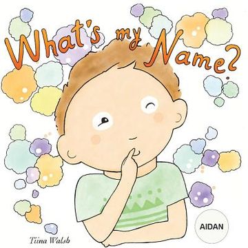 portada What's my name? AIDAN (en Inglés)