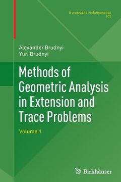 portada Methods of Geometric Analysis in Extension and Trace Problems: Volume 1