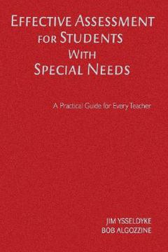 portada effective assessment for students with special needs: a practical guide for every teacher (en Inglés)
