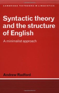 portada Syntactic Theory and the Structure of English: A Minimalist Approach (en Inglés)